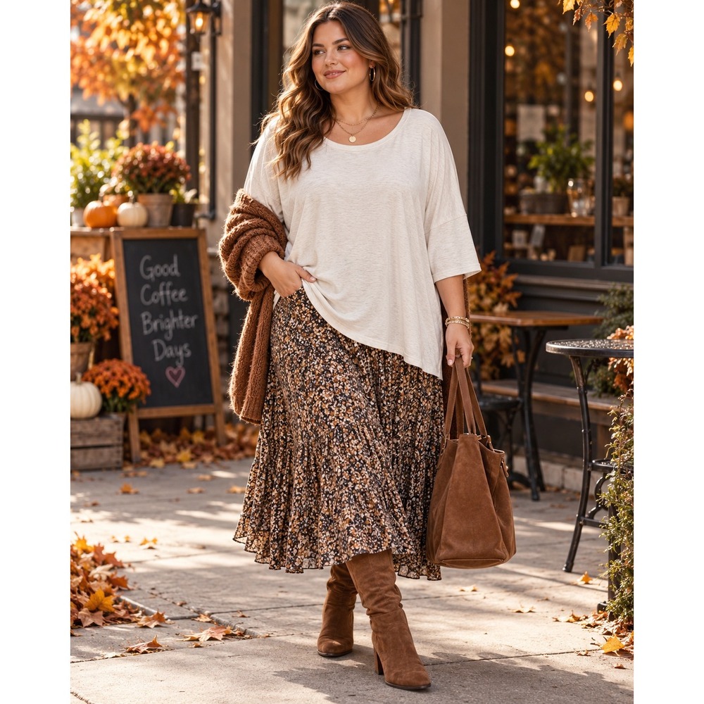 Women Large Beige Oversized Dolman Top 3/4 Sleeve Quiet Luxury Minimalist Cozy